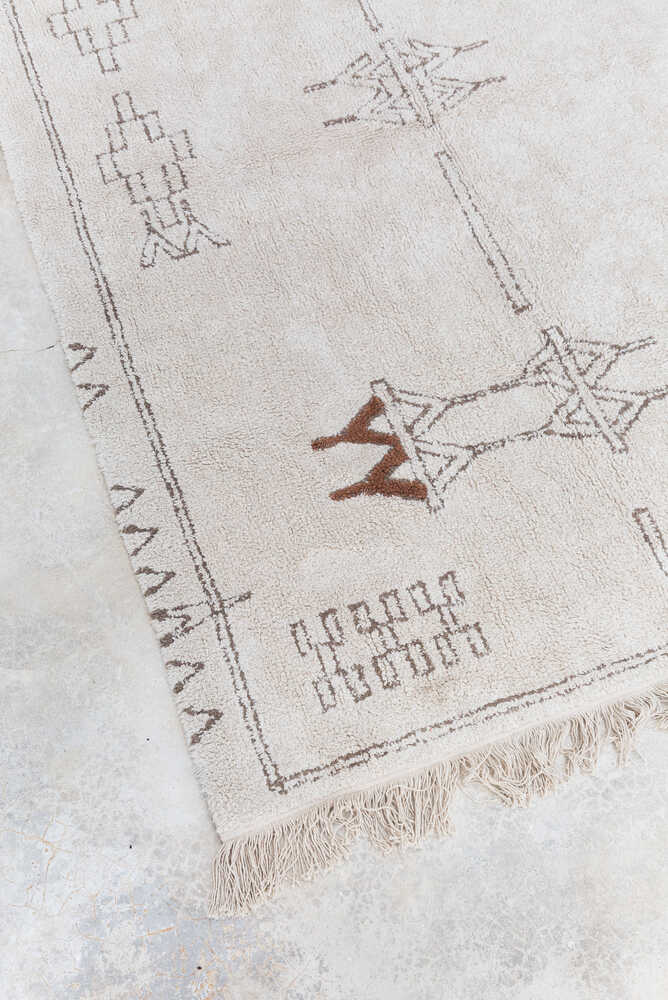 Nomad Kerman Natural Washable Rug 3