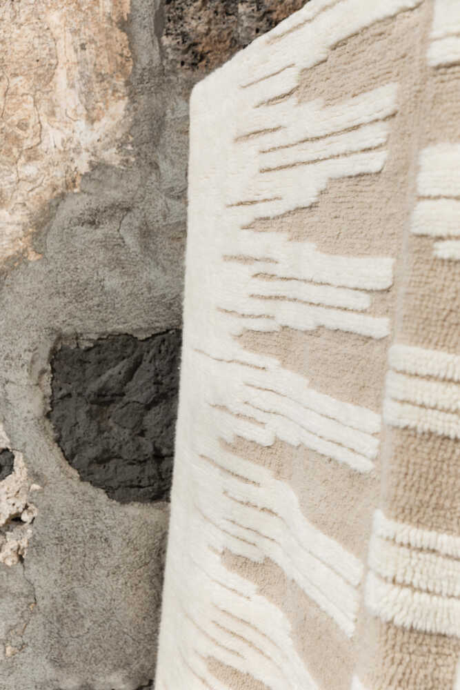 Nomade Zagros Natural-Sandstone Woolable Rug 5