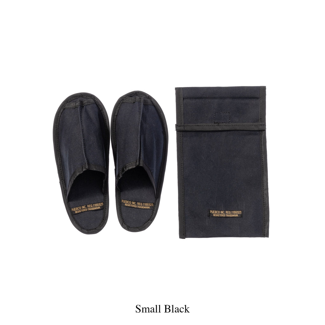 Waxed Canvas Portable Slipper - Large - Off White