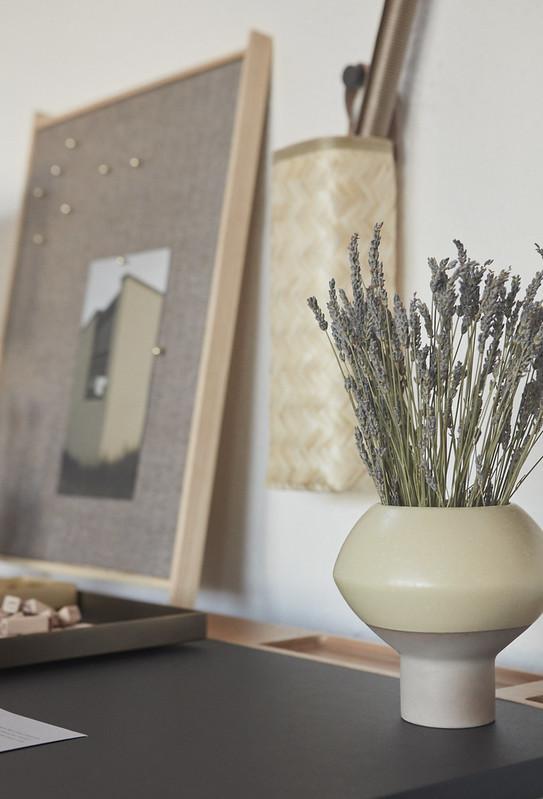 Hagi Vase in Dusty Lemonade