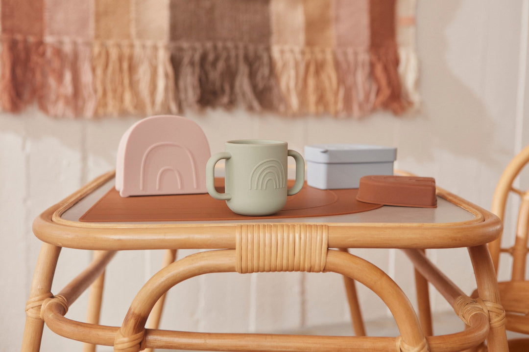 Rainbow Snack Bowl in Dusty Blue