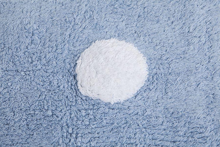 Polka Dots Rug in Blue & White design by Lorena Canals