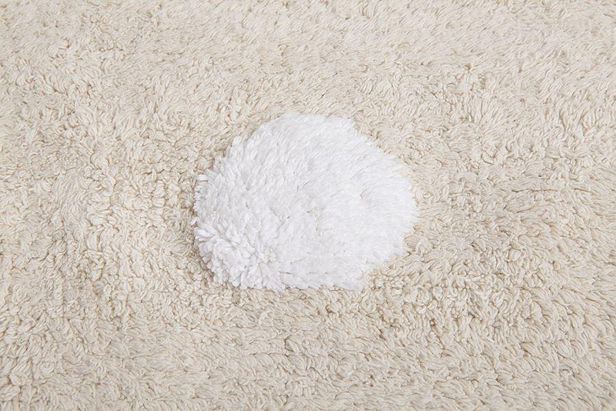 Polka Dots Rug in Beige & White design by Lorena Canals