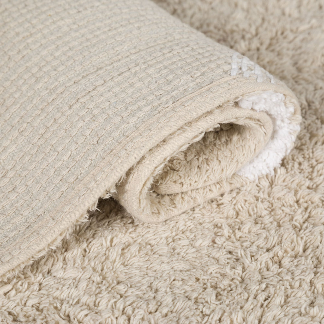 Polka Dots Rug in Beige & White design by Lorena Canals