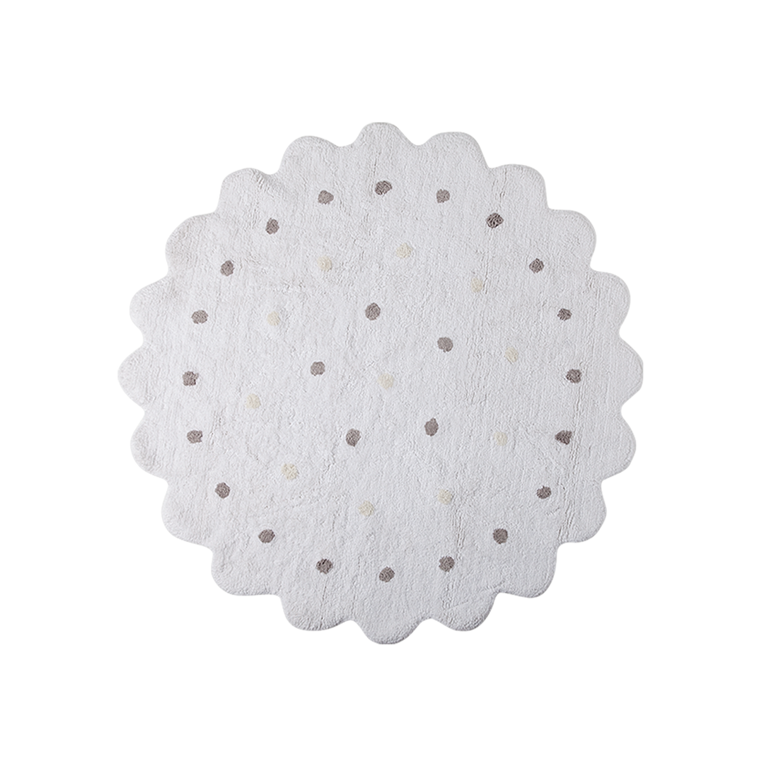 Little Biscuit Rug in White design by Lorena Canals