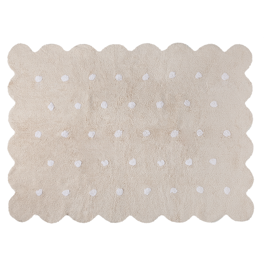 Biscuit Rug in Beige design by Lorena Canals
