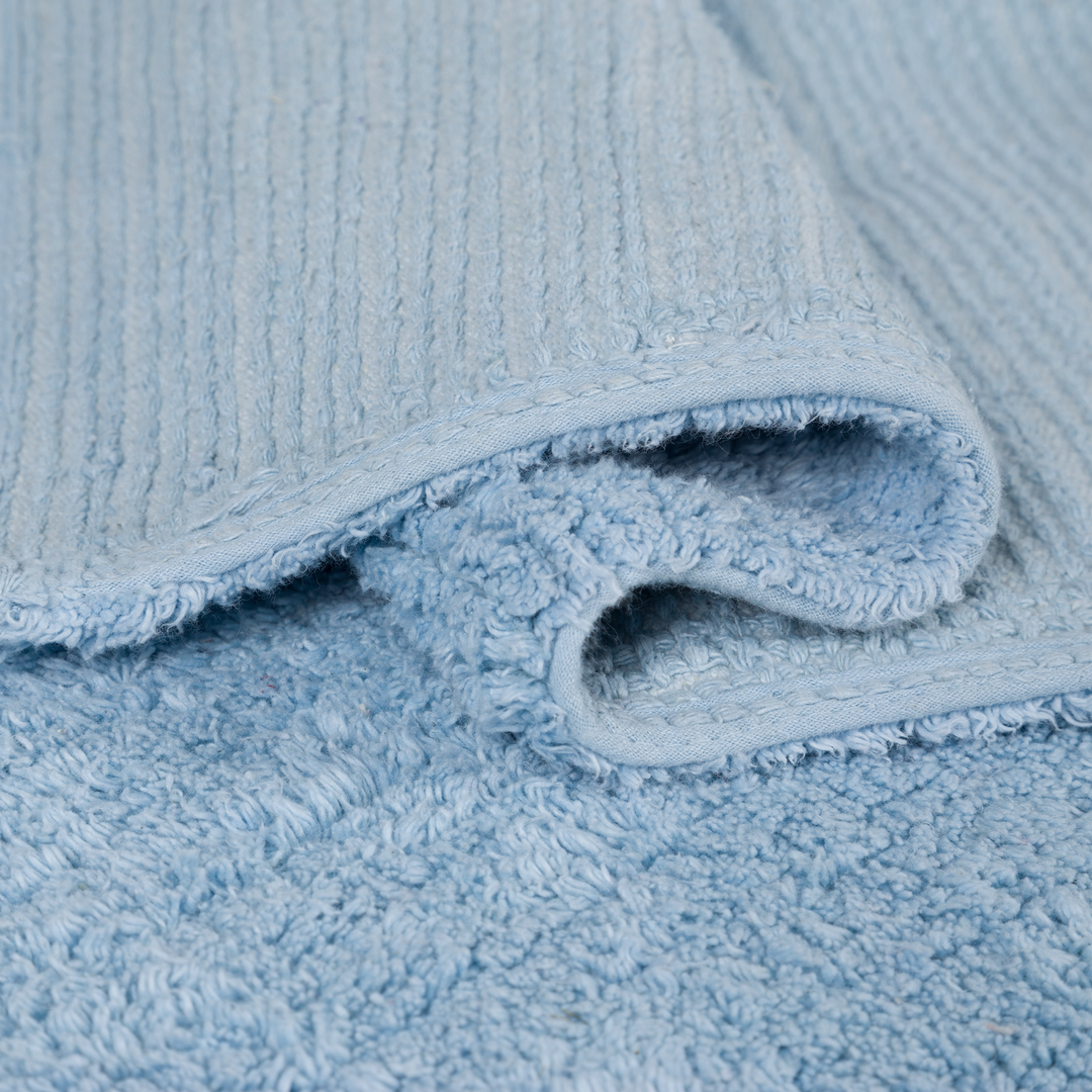 Stars Washable Rug in Blue & White