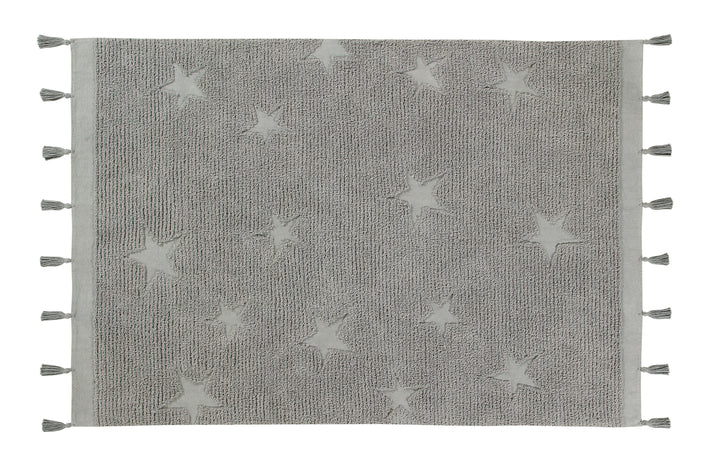 Hippy Stars Rug in Grey design by Lorena Canals