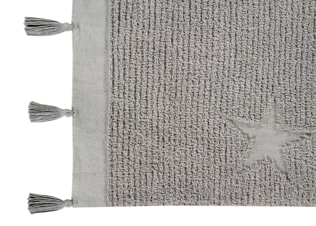 Hippy Stars Rug in Grey design by Lorena Canals