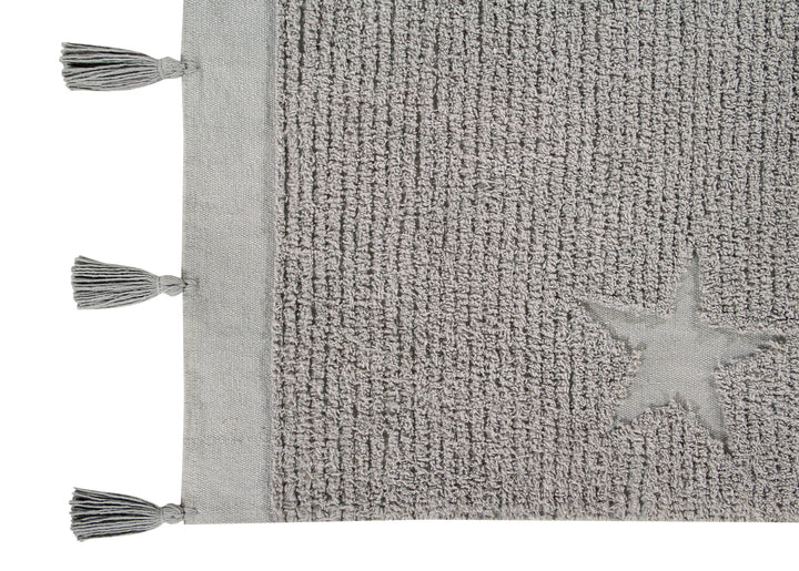 Hippy Stars Rug in Grey design by Lorena Canals