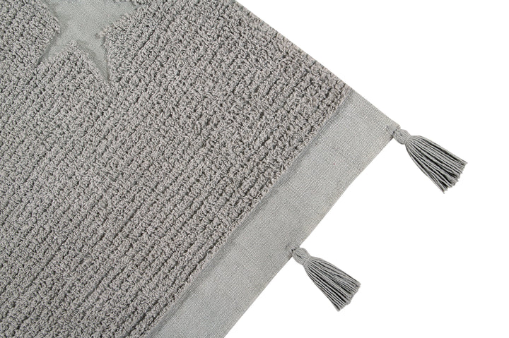 Hippy Stars Rug in Grey design by Lorena Canals