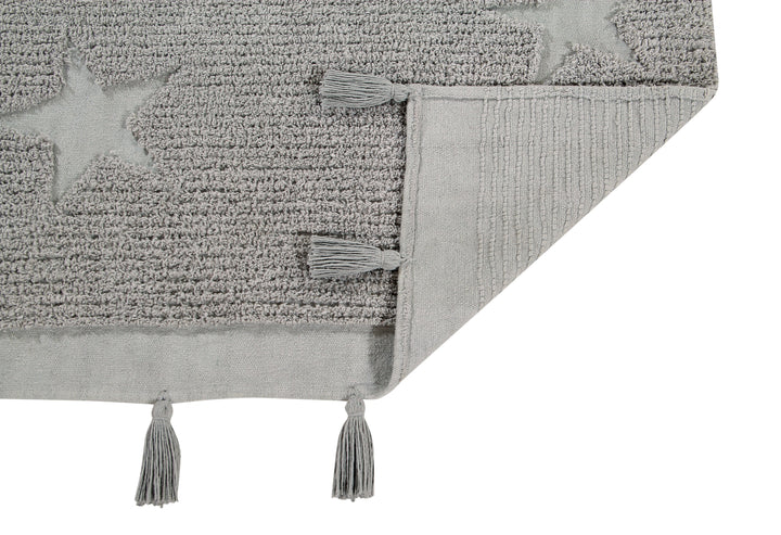 Hippy Stars Rug in Grey design by Lorena Canals
