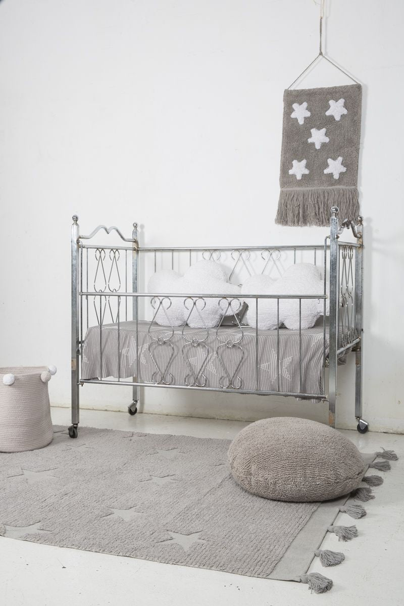 Hippy Stars Rug in Grey design by Lorena Canals