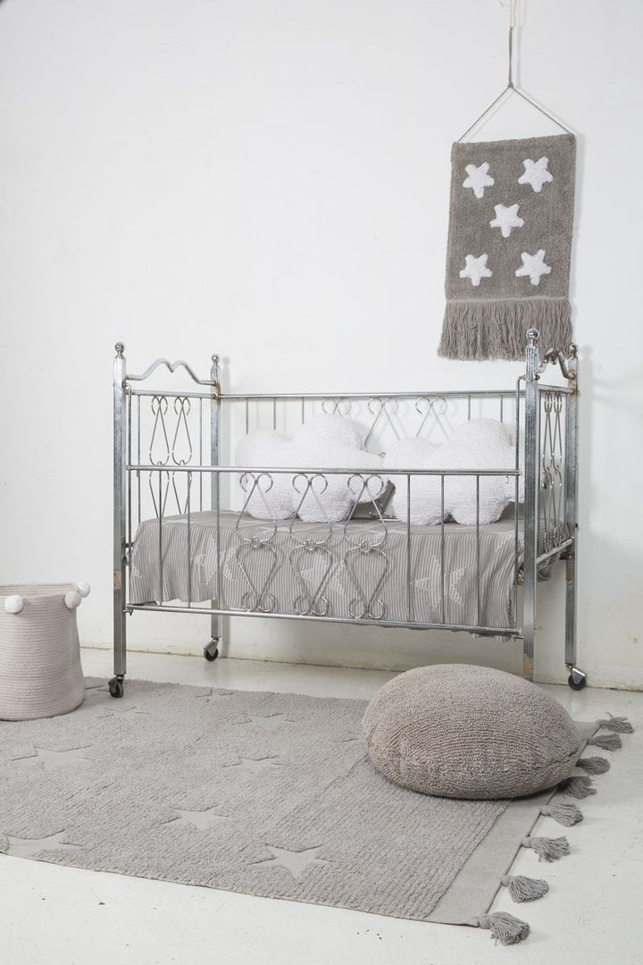 Hippy Stars Rug in Grey design by Lorena Canals