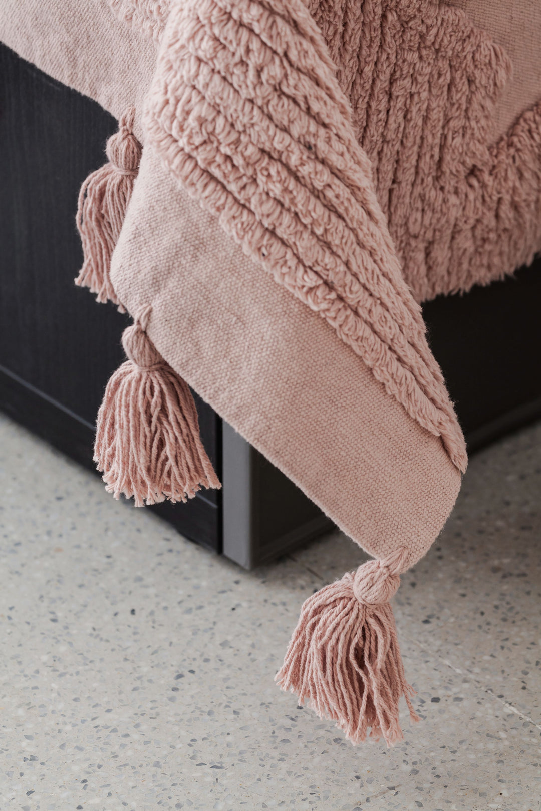 Hippy Stars Rug in Vintage Nude design by Lorena Canals