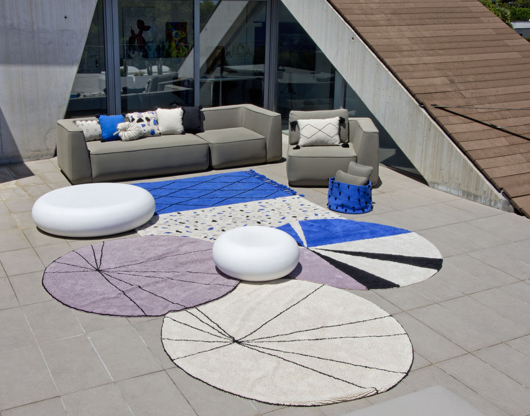 Trace Rug in Beige design by Lorena Canals