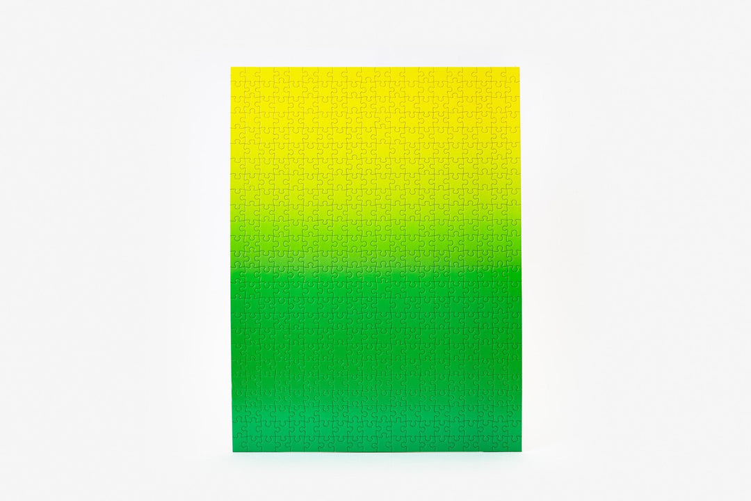 Gradient Puzzle in Yellow & Green design by Areaware