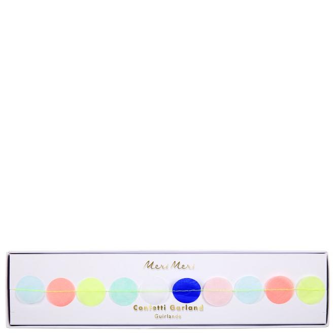 Rainbow Confetti Garland