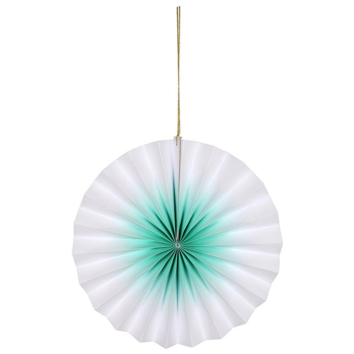 Neon Ombre Pinwheel Decorations