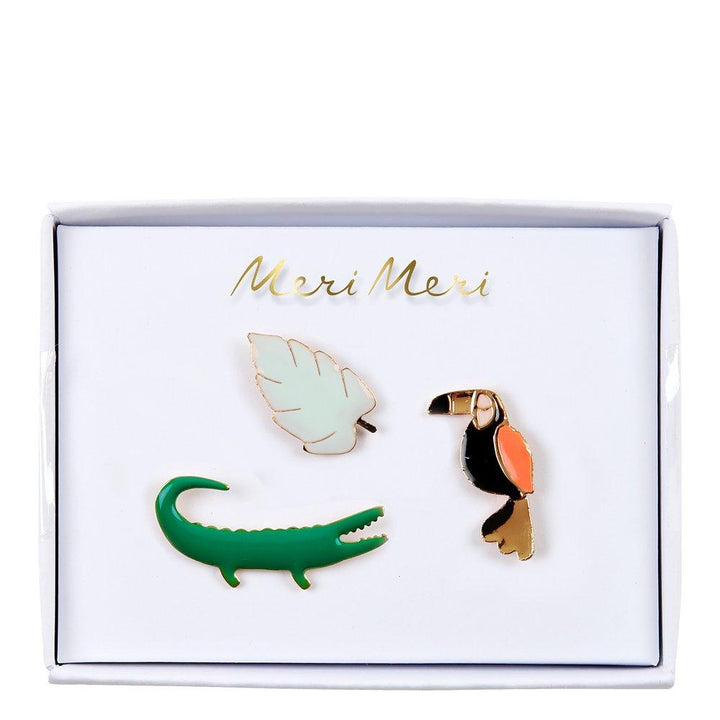 Jungle Enamel Lapel Pins