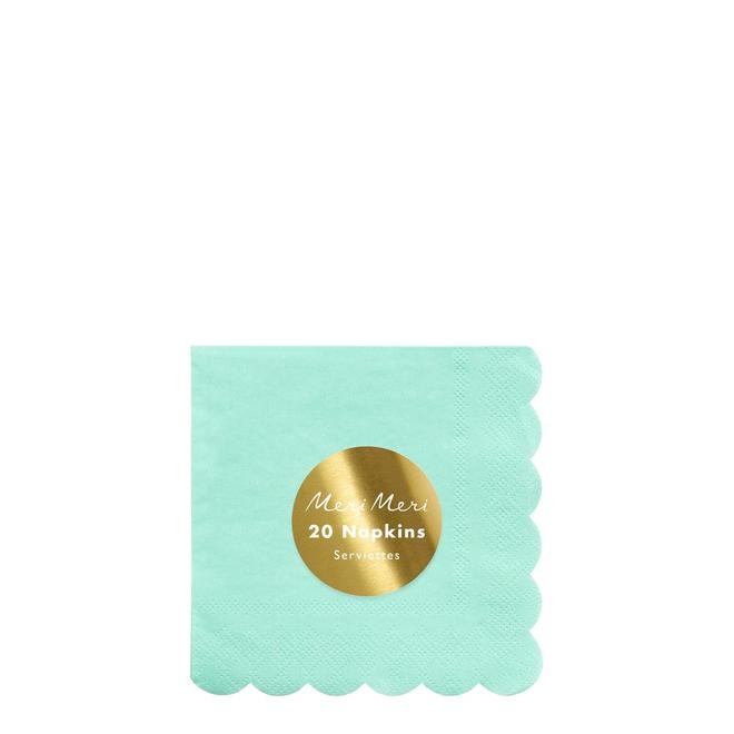 Mint Small Napkins