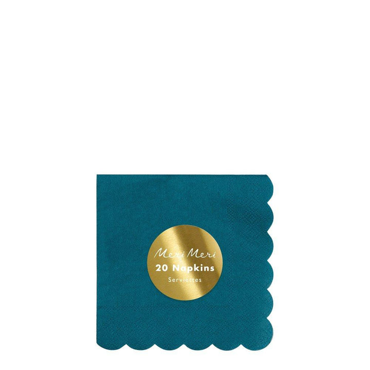 Dark Teal Small Napkins