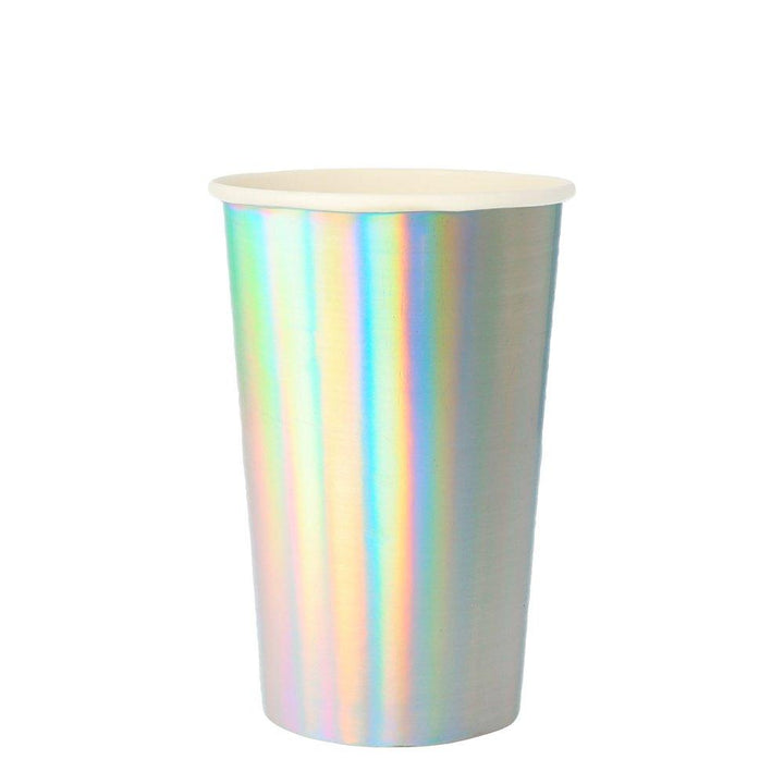 Silver Holographic Highball Cups