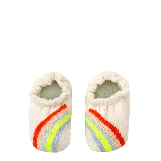 Rainbow Baby Booties