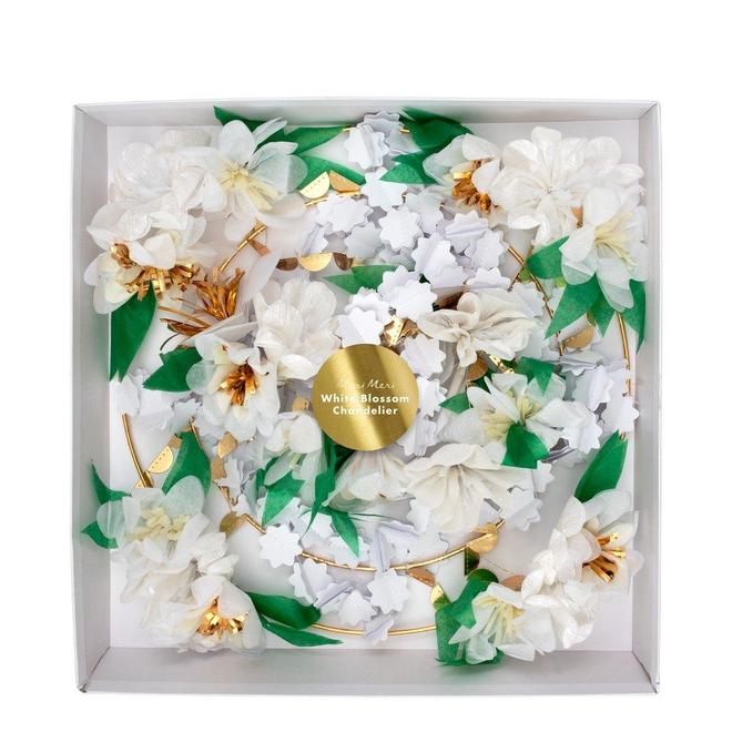 White Blossom Chandelier