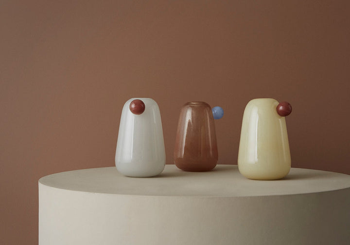 Small Inka Vase in Ice Blue
