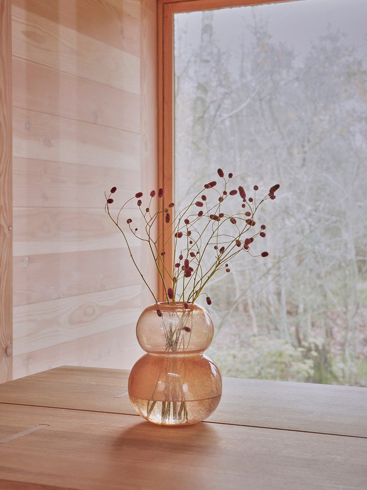 Small Lasi Vase in Taupe