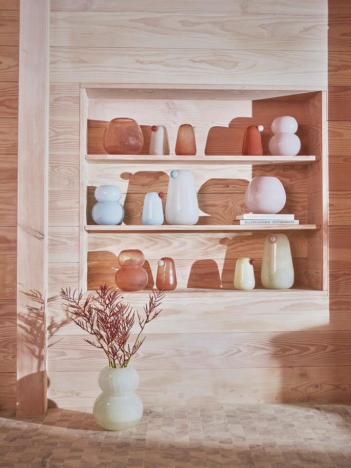 Small Lasi Vase in Taupe