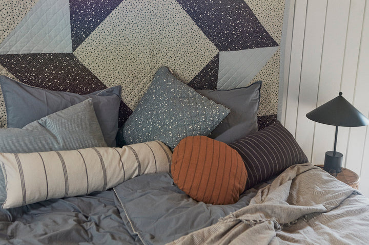 Kyoto Cushion Cover Only in Dusty Blue