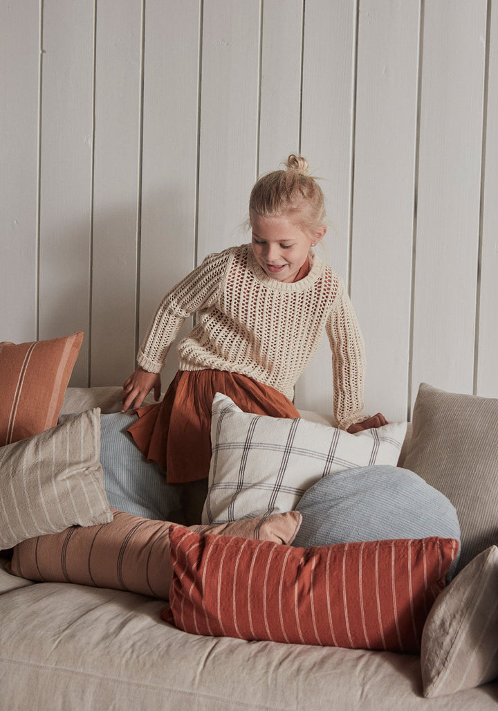 Kyoto Cushion Cover Only in Dusty Blue