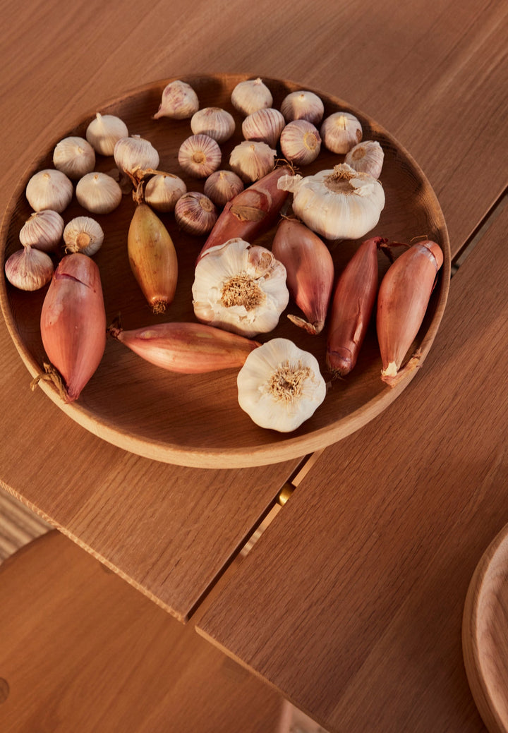 Large Inka Wood Tray Round in Nature