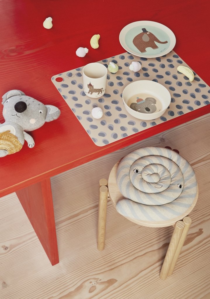 Pack of 2 Placemat Leopard Dots in Camel