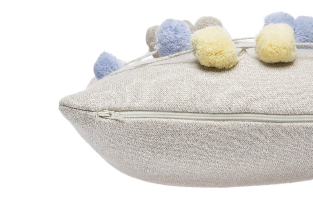 Knitted Counting Frame Cushion