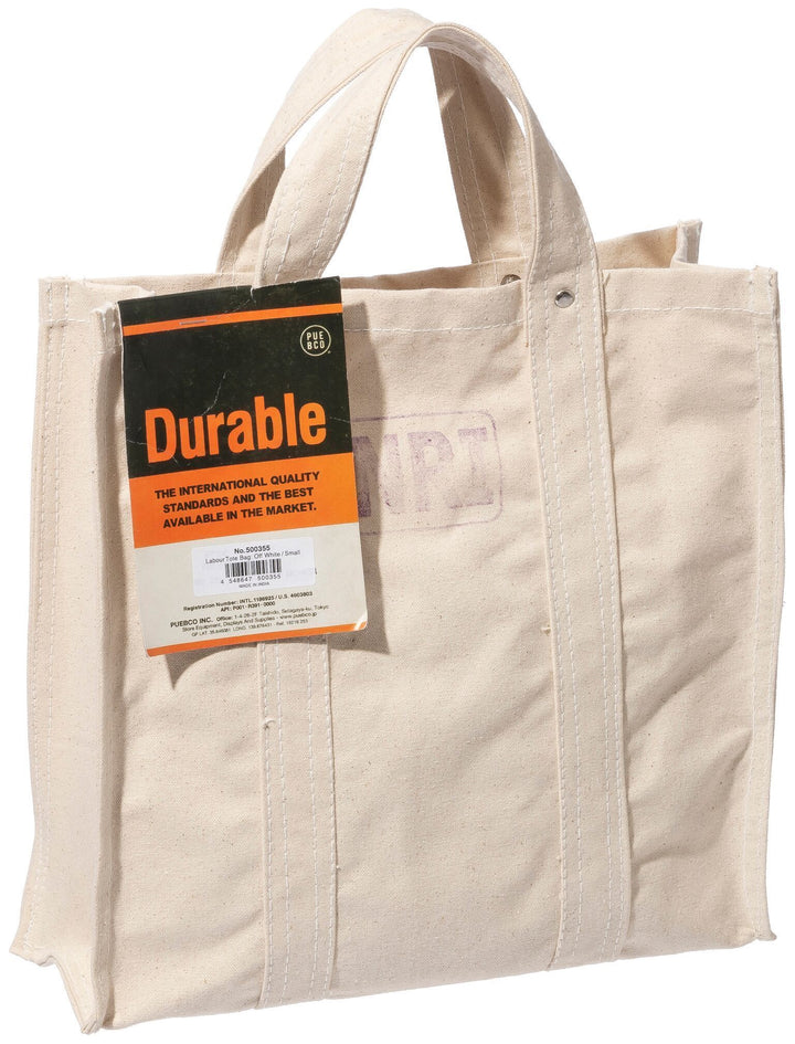 Labour Tote Bag Small Off-White