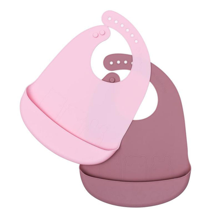 Catchie Bibs - Dusty Rose & Powder Pink
