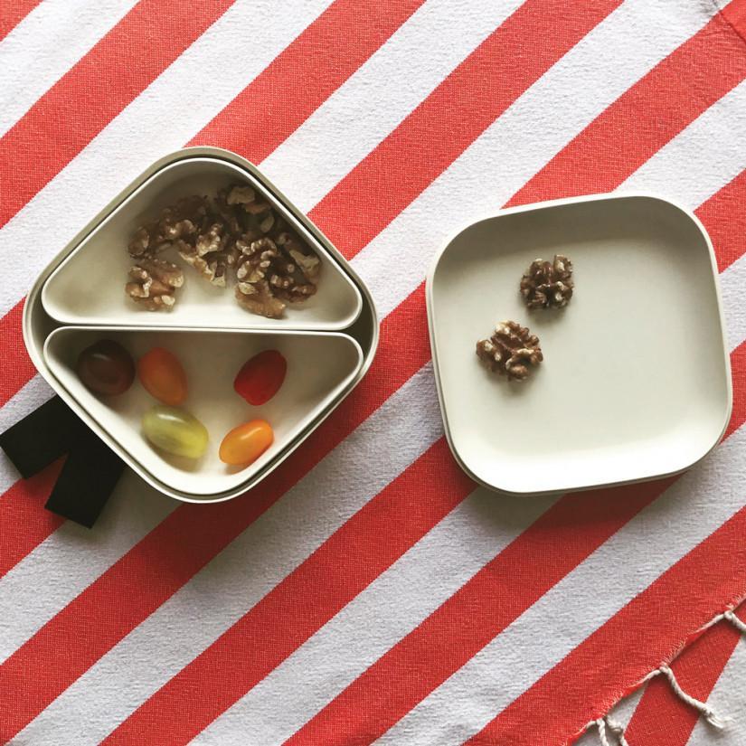 Go Square Bento Lunch Box in Various Colors design by EKOBO