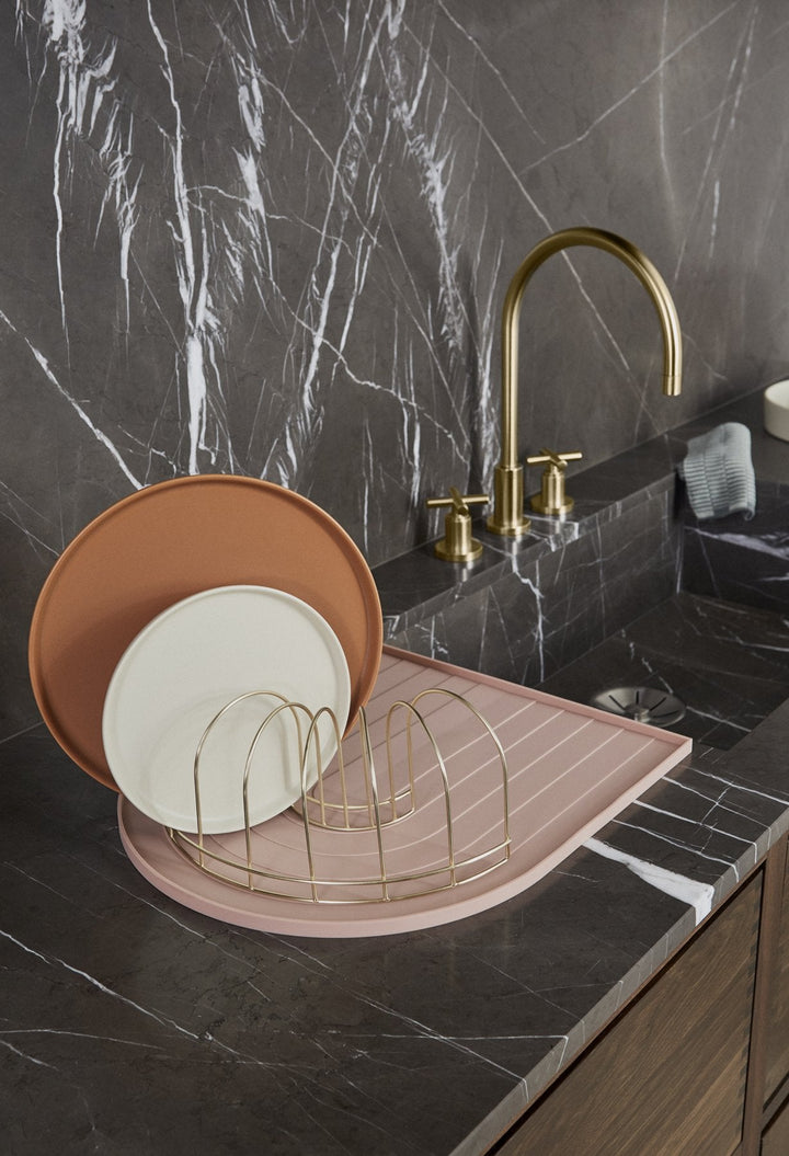 Dish Drainer in Brass