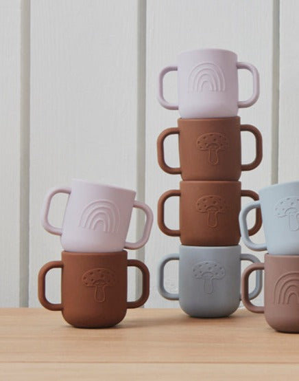 Pack of 2 Kappu Cup in Lavender/Caramel