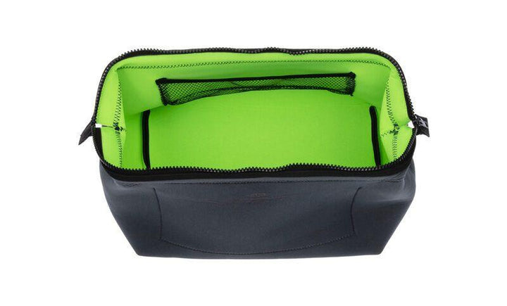 Wired Pouch - Large - Dark Gray & Green